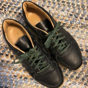 Veja black leather sneakers